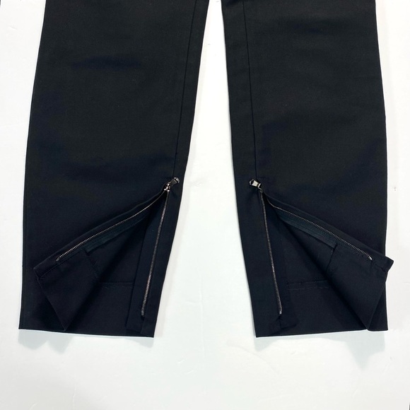 DOLCE & Gabbana Stretch Ankle Zip Trouser Pants in Black Size 38 - Picture 8 of 9